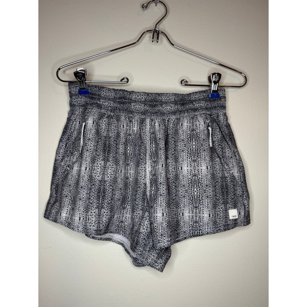 Vuori Clementine Shorts Womens Small Black White‎ Abstract Print Athletic VW367